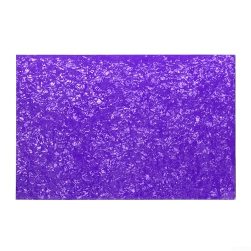 Vereinfachen Sie Ihren Gitarren-Anpassungsprozess mit einem zuverlässigen leeren Schlagbrett mit den Maßen von 43,2 cm x 12,7 cm (Purple Pearl) von RemixAst