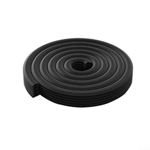 Winddichter und schalldichter Türdichtungsstreifen mit verstellbaren Schichten, aus TPE, bietet effektiven Luftleckschutz mit starkem Acryl (schwarz) von RemixAst