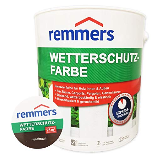 Remmers Wetterschutzfarbe nußbraun 2,5 l von Remmers-AIDOL