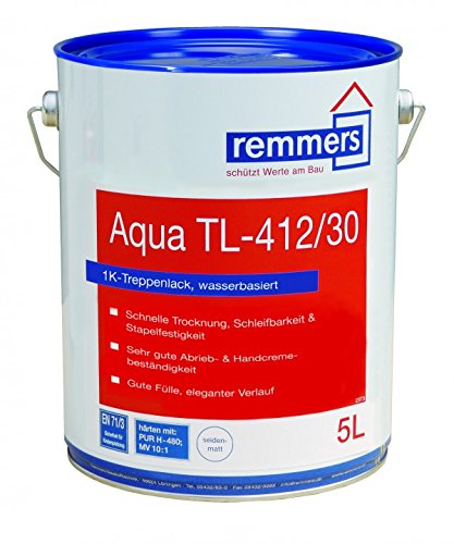 Remmers AQUA TL-412/20 TREPPENLACK - 5 LTR (FARBLOS MATT) von Remmers
