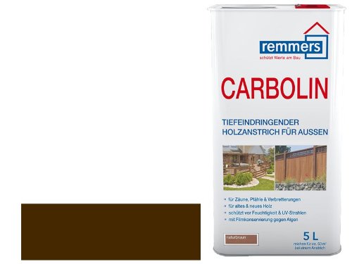 Remmers Aidol Carbolin Holzschutzlasur, Naturbraun 10 Liter von Remmers