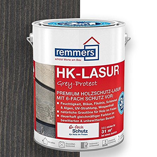 Remmers Aidol HK-Lasur Grey Protect (10 l, anthrazitgrau) von Remmers