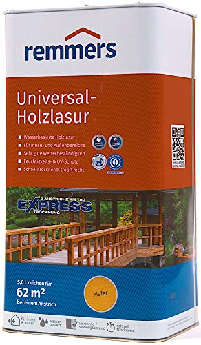 Remmers Aidol Universal Holzlasur auf Wasserbasis, Kiefer / 5 Liter Remmers Aidol Universal Holzlasur auf Wasserbasis, Kiefer / 5 Liter von Remmers