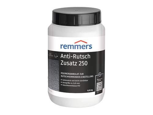 Remmers Anti-Rutsch-Zusatz 250, farbneutral, 0,25 Kilogramm, Farbzusatz, Rutschemmungsklasse R11, farbneutral, leicht einrührbar Remmers Anti-Rutsch-Zusatz 250, farbneutral, 0,25 Kilogramm, Farbzusatz, Rutschemmungsklasse R11, farbneutral, leicht einrührbar von Remmers