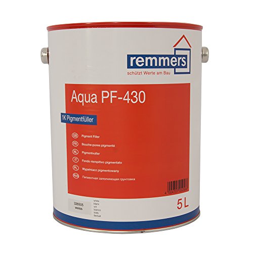 Remmers Aqua PF-430 Pigmentfüller 1K Füller für deckende Lackierungen (5l) weiß von Remmers