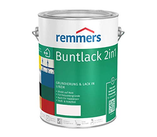 Remmers Buntlack 2in1 Grundierung & Lack (0.375 l, lichtgrau (RAL 7035)) von Remmers