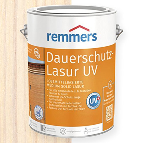 Remmers Dauerschutz-Lasur UV (5 l, weiß) von Remmers