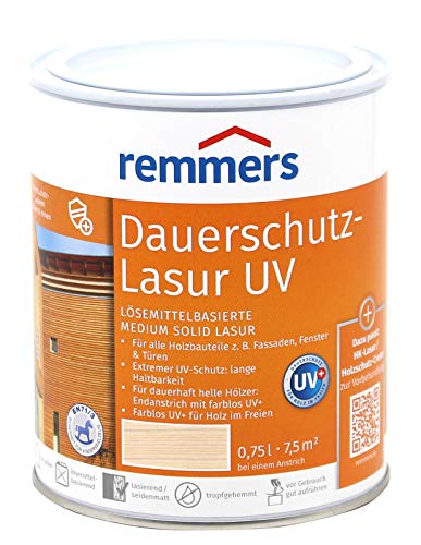 Remmers Dauerschutz-Lasur UV (750 ml, weiß) von Remmers