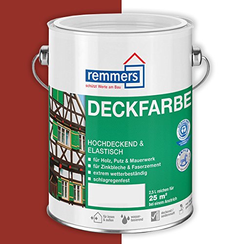 Remmers Deckfarbe (10 l, skandinavisch rot) von Remmers