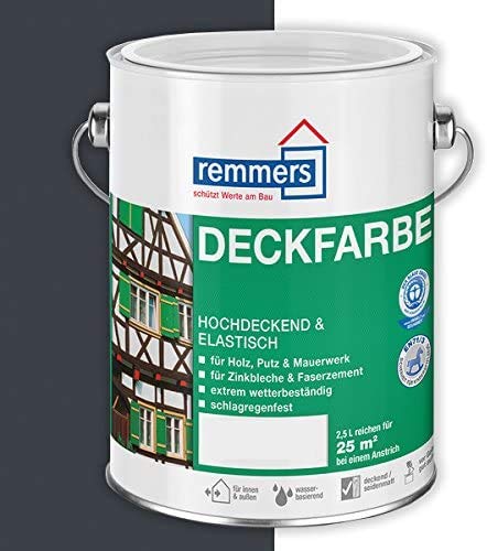 Remmers Deckfarbe (750 ml, anthrazitgrau) von Remmers
