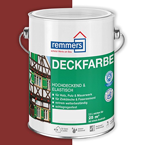 Remmers Deckfarbe (750 ml, rotbraun) von Remmers