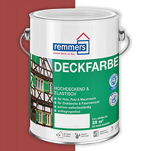 Remmers Deckfarbe (750 ml, schwedischrot) von Remmers