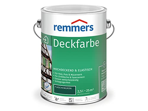 Remmers Deckfarbe - flaschengrün 2,5L von Remmers