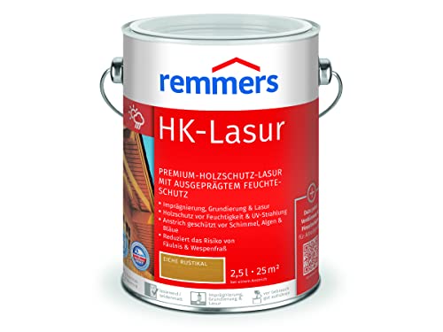 Remmers HK-Lasur Holzschutzlasur 2,5L Eiche Rustikal von Remmers