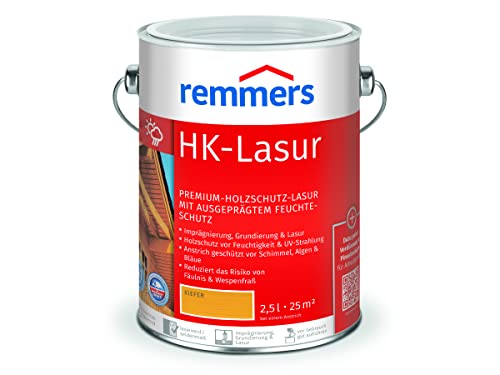 Remmers HK-Lasur 3in1 kiefer, 2,5 Liter, Holzlasur aussen, 3n1: Imprägnierung, Grundierung & Lasur, Holzschutz vor Feuchtigkeit & UV-Strahlung Remmers HK-Lasur 3in1 kiefer, 2,5 Liter, Holzlasur aussen, 3n1: Imprägnierung, Grundierung & Lasur, Holzschutz vor Feuchtigkeit & UV-Strahlung von Remmers