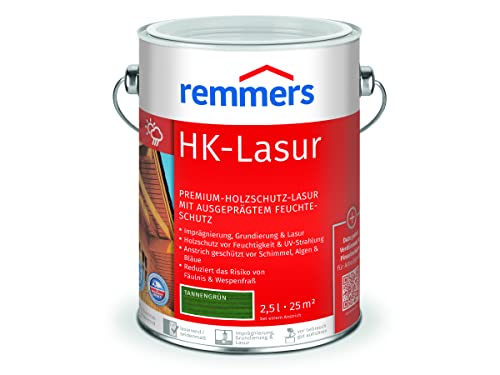 Remmers HK-Lasur Holzschutzlasur 2,5L Tannengrün von Remmers