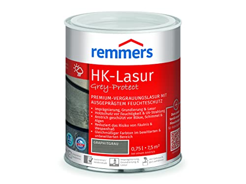 Remmers HK-Lasur graphitgrau 0,75 l von Remmers