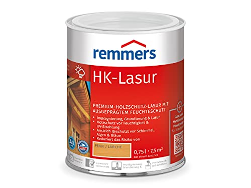 Remmers HK-Lasur 3in1 pinie/lärche, 0,75 Liter, Holzlasur aussen, 3n1: Imprägnierung, Grundierung & Lasur, Holzschutz vor Feuchtigkeit & UV-Strahlung Remmers HK-Lasur 3in1 pinie/lärche, 0,75 Liter, Holzlasur aussen, 3n1: Imprägnierung, Grundierung & Lasur, Holzschutz vor Feuchtigkeit & UV-Strahlung von Remmers