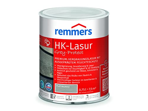 Remmers HK-Lasur platingrau 0,75 l von Remmers