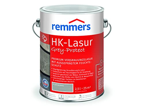 Remmers HK-Lasur platingrau 2,5 l von Remmers