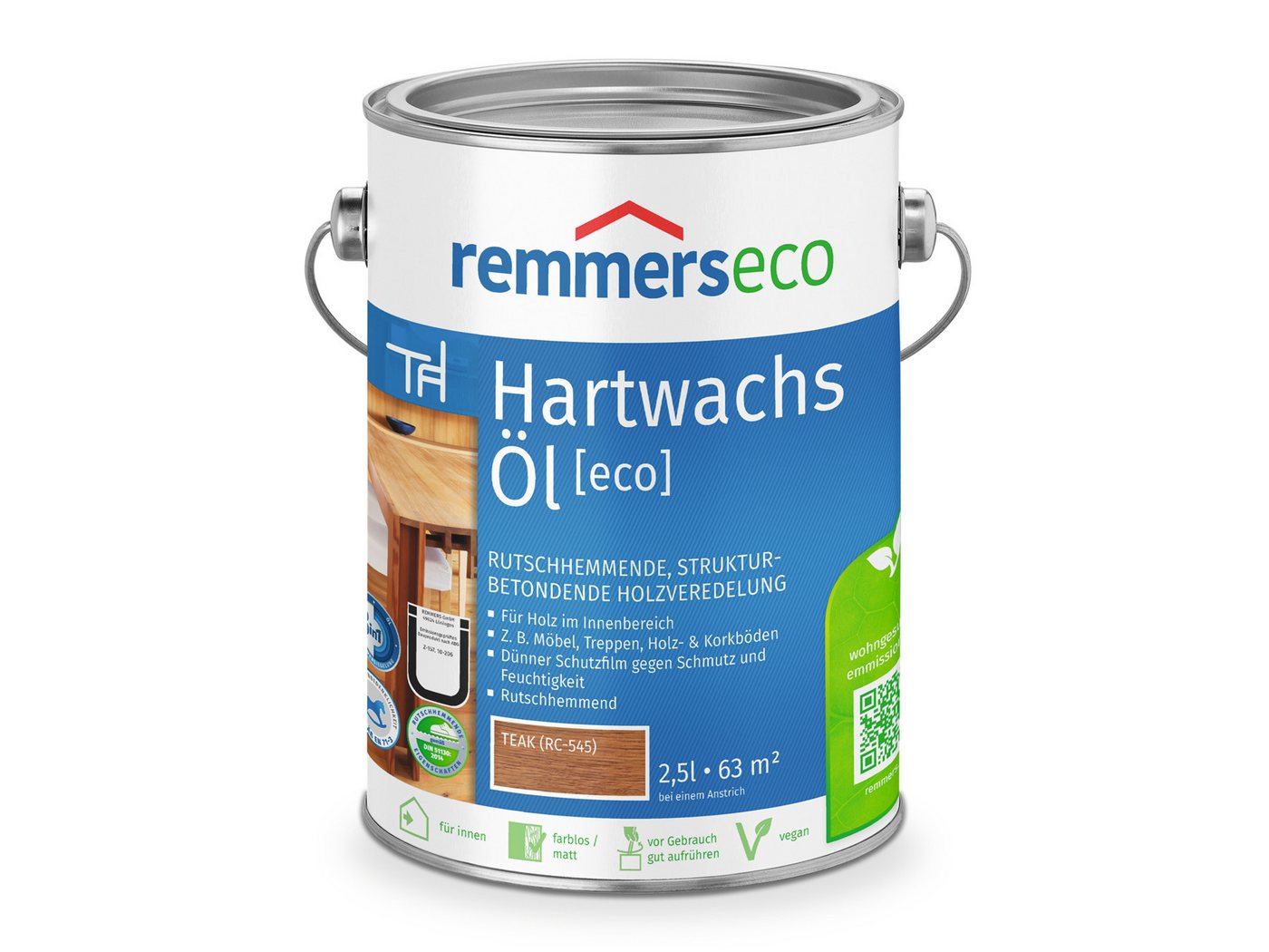 Remmers Hartwachsöl Hartwachs-Öl [eco] ebenholz 2,5 Liter von Remmers