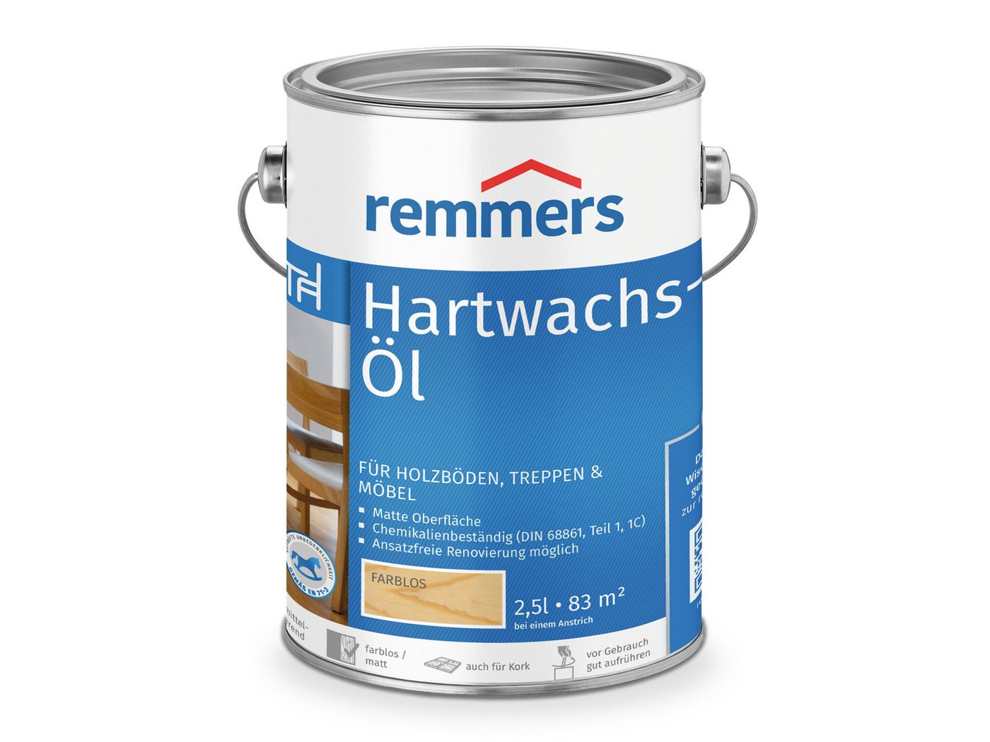 Remmers Hartwachsöl Hartwachs-Öl farblos 2,5 Liter von Remmers