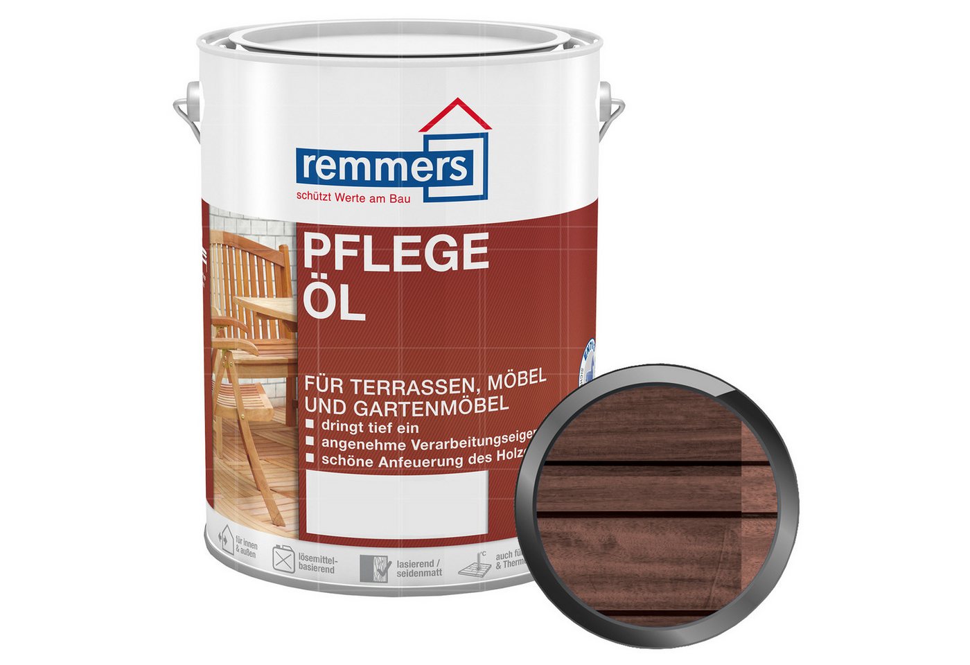 Remmers Holzöl PFLEGEÖL - 5 LTR von Remmers