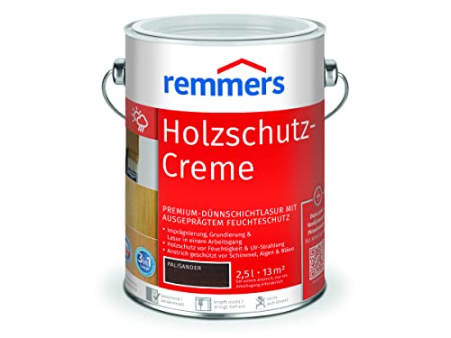 Remmers Holzschutz-Creme 3in1 palisander, 2,5 Liter, tropffreie Holzlasur für aussen, 3in1: Imprägnierung, Grundierung & Lasur in EINEM Arbeitsgang Remmers Holzschutz-Creme 3in1 palisander, 2,5 Liter, tropffreie Holzlasur für aussen, 3in1: Imprägnierung, Grundierung & Lasur in EINEM Arbeitsgang von Remmers