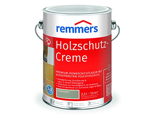 Remmers Holzschutz-Creme - silbergrau 2,5L von Remmers