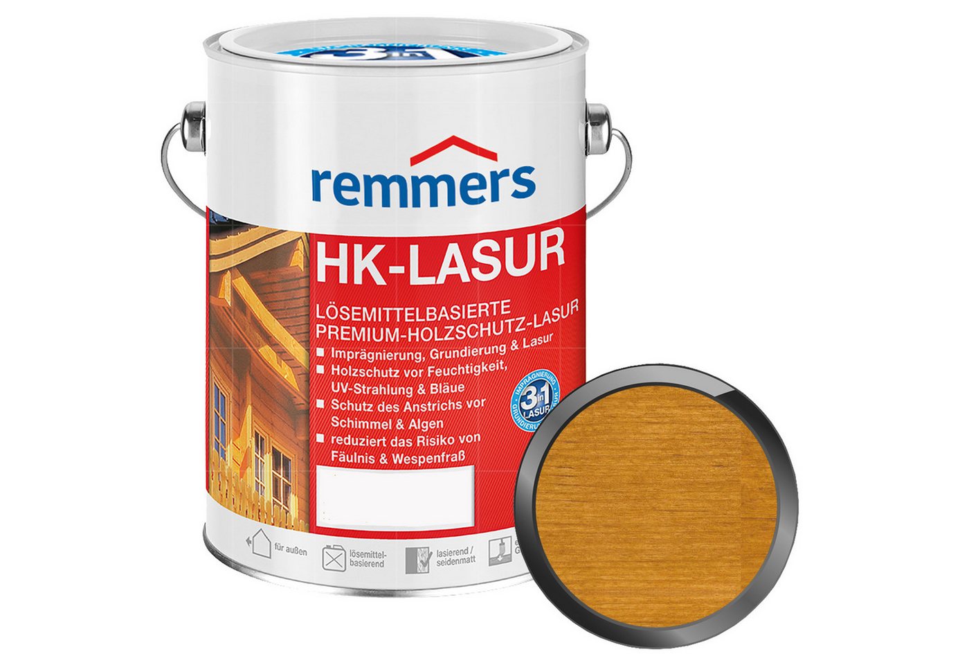 Remmers Holzschutzlasur HK-LASUR - 5 LTR von Remmers