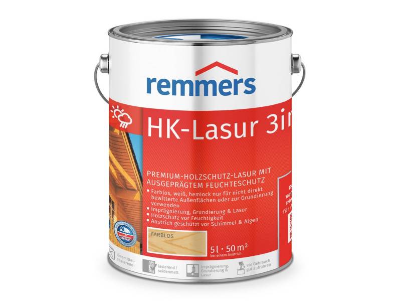 Remmers Holzschutzlasur HK-Lasur 3in1 ebenholz 5 Liter für aussen Remmers Holzschutzlasur HK-Lasur 3in1 ebenholz 5 Liter für aussen von Remmers