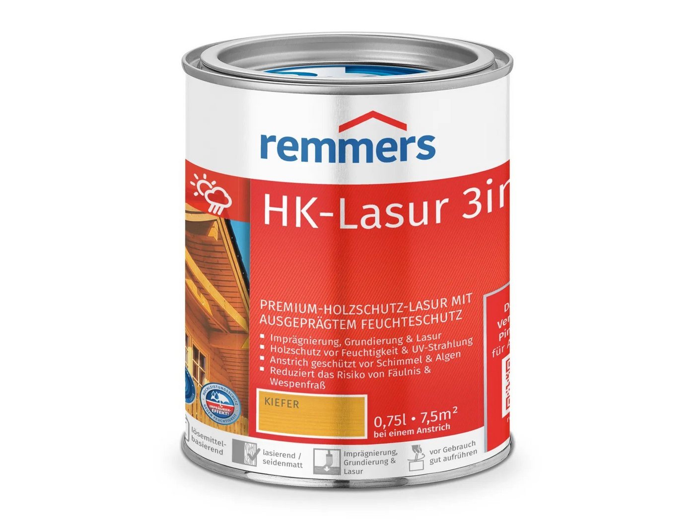 Remmers Holzschutzlasur HK-Lasur 3in1 von Remmers