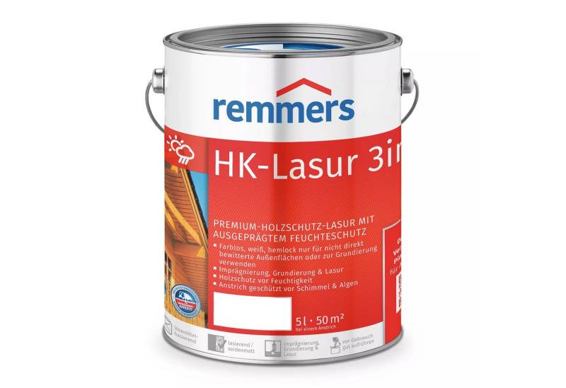 Remmers Holzschutzlasur Remmers HK-Lasur 3in1 – Imprägnierung, Grundierung & Lasur in einem Remmers Holzschutzlasur Remmers HK-Lasur 3in1 – Imprägnierung, Grundierung & Lasur in einem von Remmers