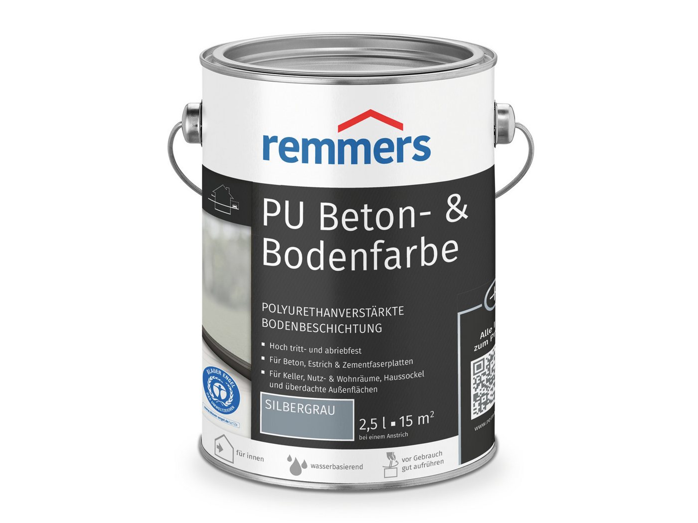 Remmers Lack PU Beton- und Bodenfarbe anthrazit seidenmatt 2,5 Liter Remmers Lack PU Beton- und Bodenfarbe anthrazit seidenmatt 2,5 Liter von Remmers