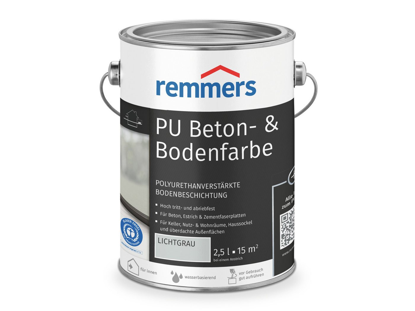 Remmers Lack PU Beton- und Bodenfarbe anthrazit seidenmatt 2,5 Liter Remmers Lack PU Beton- und Bodenfarbe anthrazit seidenmatt 2,5 Liter von Remmers