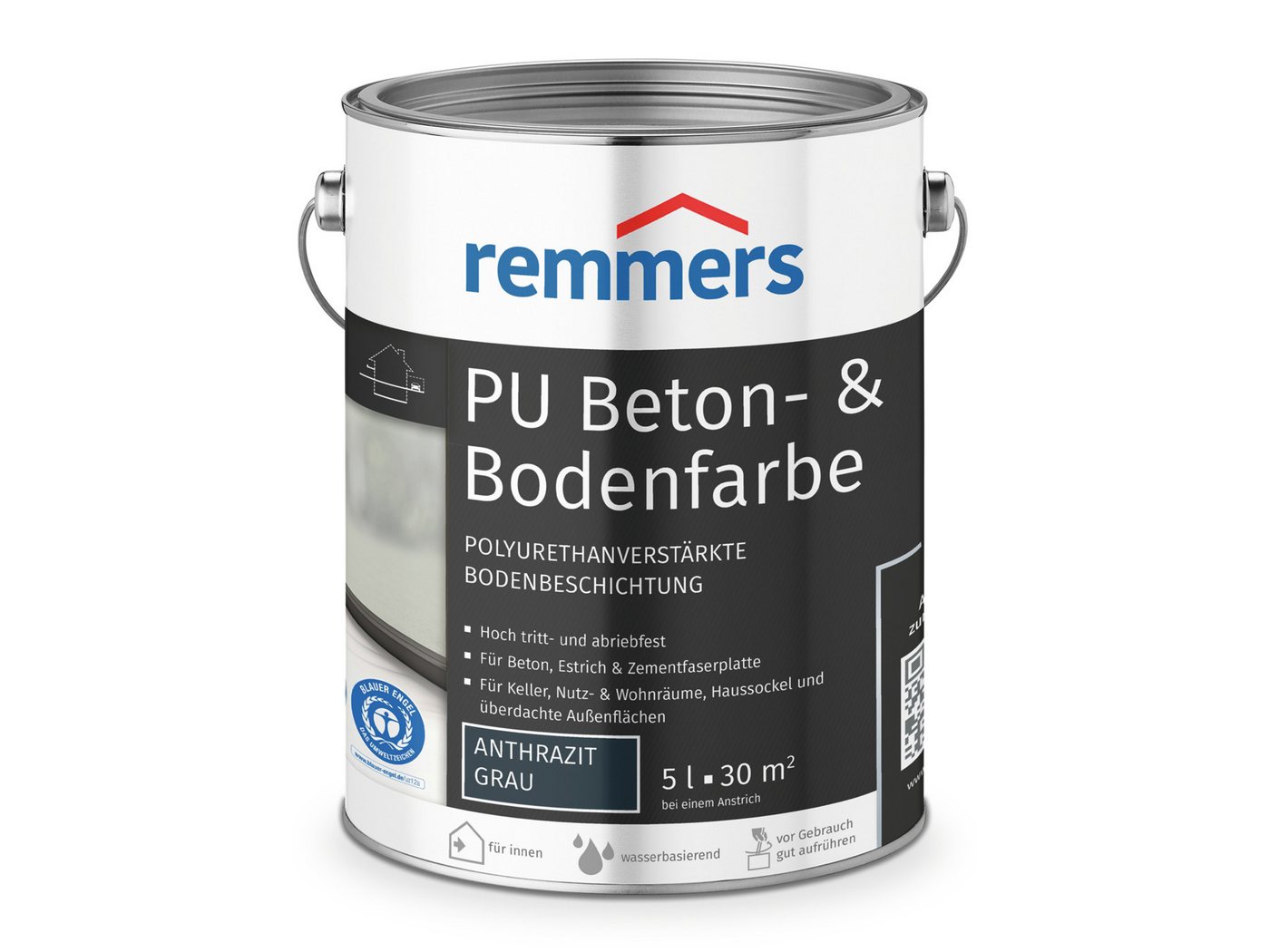 Remmers Lack PU Beton- und Bodenfarbe anthrazit seidenmatt 5 Liter Remmers Lack PU Beton- und Bodenfarbe anthrazit seidenmatt 5 Liter von Remmers