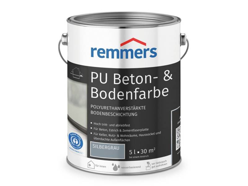 Remmers Lack PU Beton- und Bodenfarbe anthrazit seidenmatt 5 Liter von Remmers