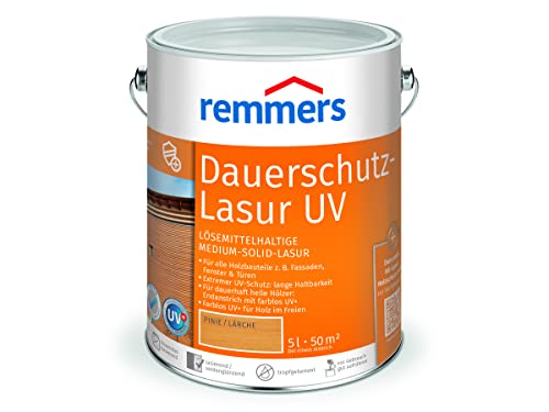 Remmers Langzeit-Lasur UV, 5L, Pinie/Lärche von Remmers