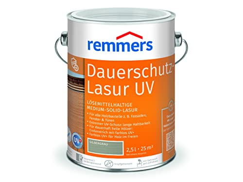 Remmers Langzeit-Lasur UV - Sibergrau 2,5L von Remmers