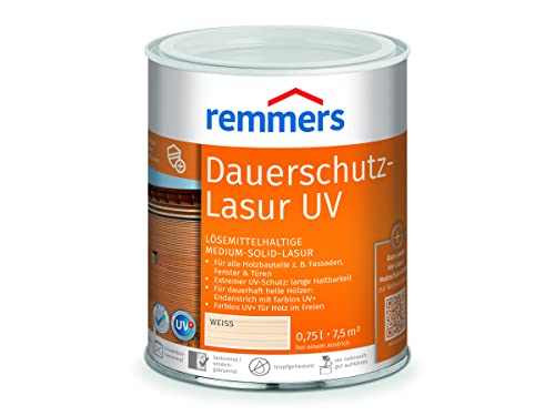 Remmers Langzeit-Lasur UV - weiß 750ml von Remmers