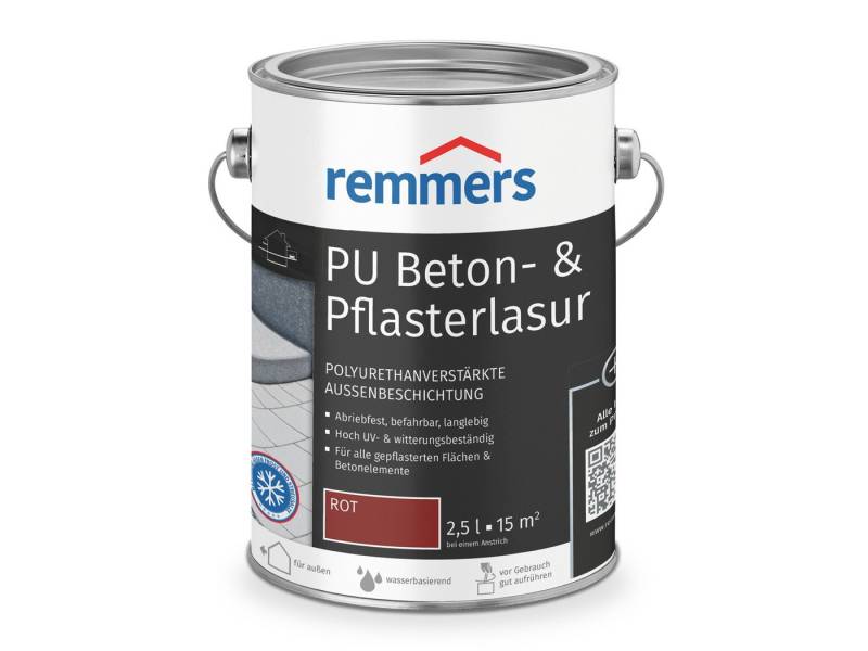 Remmers Lasur PU Beton- & Pflasterlasur anthrazit 2,5 Liter von Remmers
