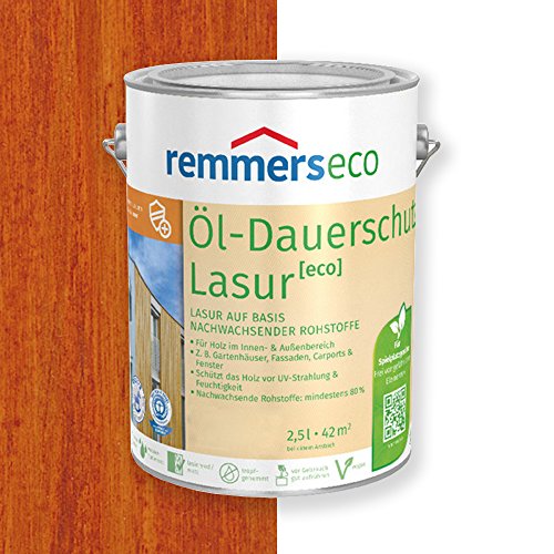 Remmers Öl-Dauerschutz-Lasur [eco] (2,5 l, mahagoni) von Remmers