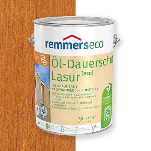 Remmers Öl-Dauerschutz-Lasur [eco] (2,5 l, teak) von Remmers