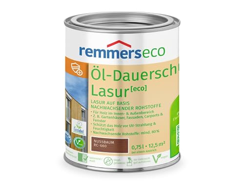Remmers Öl-Dauerschutz-Lasur [eco] (750 ml, nussbaum) von Remmers