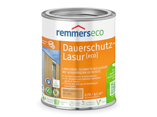 Remmers Öl-Dauerschutz-Lasur [eco] pinie/lärche, 0,75 Liter, Öko Holzlasur für innen und außen, ökologisch, nachhaltig, vegan, bienenverträglich von Remmers