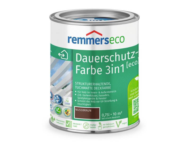 Remmers Ölfarbe Öl-Farbe [eco] anthrazitgrau (RAL 7016) 0,75 Liter von Remmers