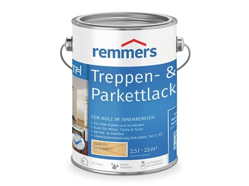 Remmers Treppen- und Parkettlack (2,5l, farblos seidenmatt) von Remmers