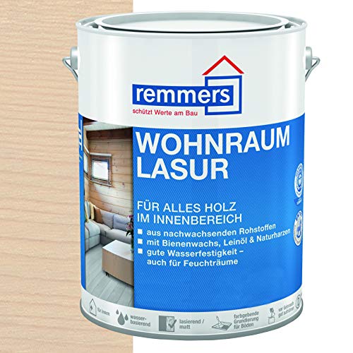 Remmers Wohnraum-Lasur (2,5 l, antikgrau) von Remmers