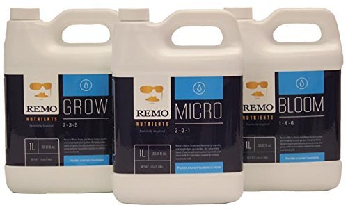 Remo Nutrients Grow Bloom Micro Base Hydrokultur und Erde Trio Combo Set 1L von Remo Nutrients