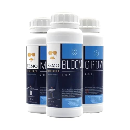 Remo Nutrients Grow Bloom Mikrodünger-Set 1L | Dünger für Hydrokultur und Bodenanbau von Remo Nutrients